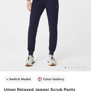 Figs Uman Relaxed Jogger in Navy